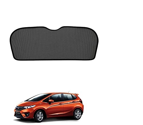 Image of Auto Addict Car Dicky Sunshade Curtain (Rear Window,Dicky,1 Pc) Black for Honda New Jazz(2015-2022)