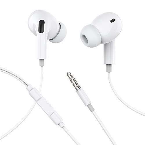 U & I Sunday Series Wired In Ear Earphone with Mic (White)