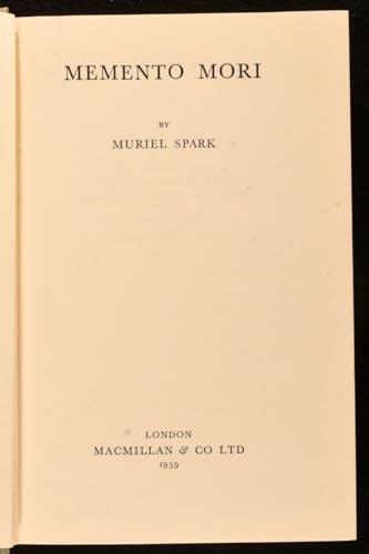 Memento Mori 0333015800 Book Cover