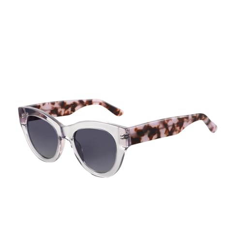 Lunettes de soleil polarisées femmes en acétate de luxe vintage