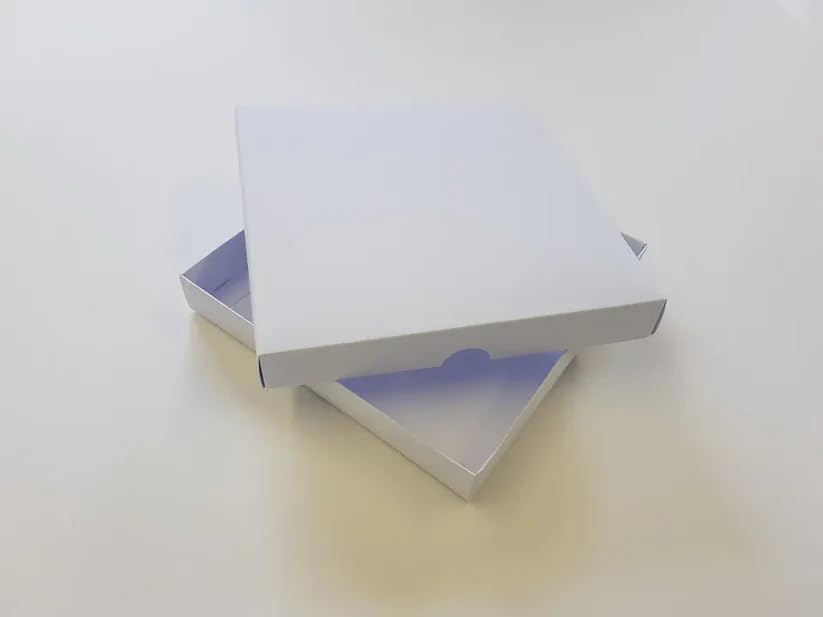 Stella Crafts 6" x 6" White Greeting Card Boxes x10 Per Pack, Gift Boxes