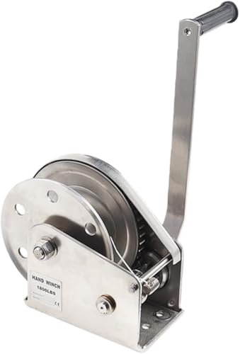 �蓮�E�C���` �H�Ƌ� �n���h�E�C���` 304�X�e�����X�� �׏d 800-2600LBS ��� �K�тȂ� �{�[�g�g���b�N�Z���t���b�N���C���[���[�v�P�[�u�����`�F�b�g ���l�ȗp�r �芪�� ���� �ړ� �ג� (1800�|���h,��F)