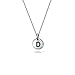 Produktbild Bling Jewelry Winzige Minimalistische Abc Runde Scheibe Bsperren Buchstabe D Initiale Anhänger Halskette Für Teenager Für Frauen .925 Sterling Silber