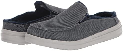 Skechers Kids Boy's Melson-Comfy Time Sneaker, Navy, 7 Big Kid | Image 6