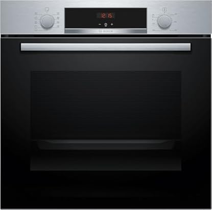 Foto di Bosch HBA534BS3F, Forno da incasso, EcoClean: pulizia della parete posteriore senza alcun detergente, Display LED Rosso,Inox, 60 x 60 cm