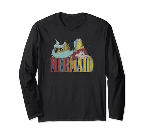 Ariel et Polochon t-shirt manches longues pour raviver vos souvenirs d'enfance Disney