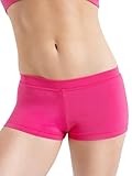 Capezio Women's Team Basic Boy Cut Low Rise Short, Hot Pink, Small