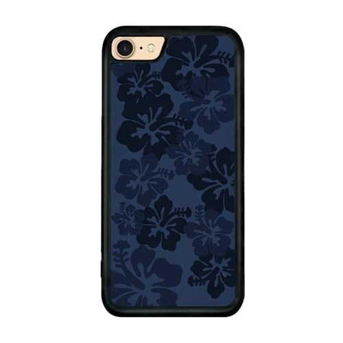qizjio Summer Phone Case Shockproof Protective Hibiscus Cute Cases for iPhone 7/8/SE
