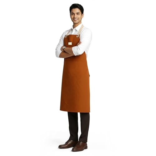 Image of uniformer Fire Retardant Apron | Heat & Spark Resistant | Fire Safety Apron | Heavy Duty Safety Gear | For Welders, Chefs & Fire Hazard Workers