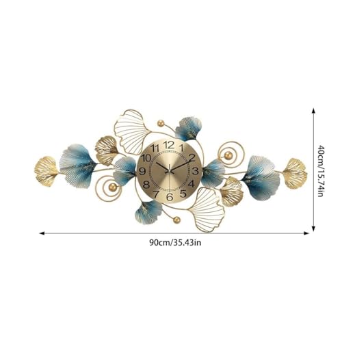 Horloge murale silencieuse pour decoration salon et arriere-plan