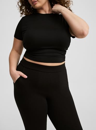 Torrid Women's Plus Size Leggings - Full-Length Stirrup Pocket Legging2