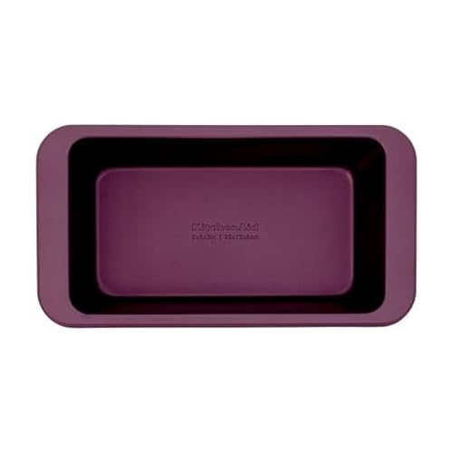 KitchenAid Nonstick Aluminized Steel Loaf Pan, Dishwasher Safe, 9 x 5 Inch, Beetroot