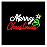 LED-Neonlicht Stimmungsvolle Lampe, beruhigende Weihnachtsbotschaft, Neon-Weihnachtshut-Kunstlicht Party Neon