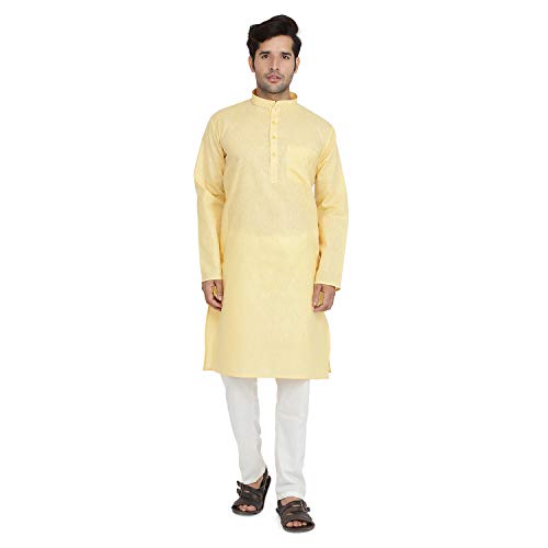 Image of Royal Kurta Mens Cotton Kurta Pyjama Set