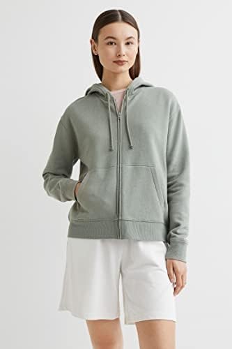 Image of Zipper Hooded Sweatshirts for Women