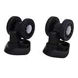 POENVFPO Ruedas de Repuesto para Equipaje Modernas, Silenciosas y Duraderas, Fácil Instalación, Compatibles con la Mayoría de Las Maletas, Adecuadas para Reparación de Maletas de Bricolaje, Material