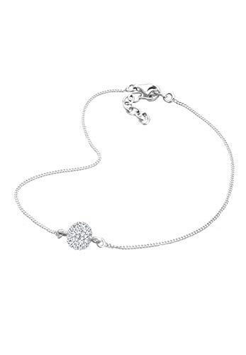 Tobillera de plata mujer Elli ideal para regalar en cumpleaños y aniversarios