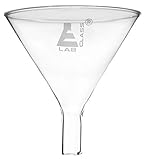 Powder Funnel, 100mm - 60º Angle - Plain Stem - Borosilicate Glass - Eisco Labs