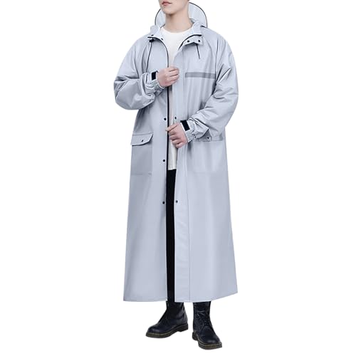 Poncho de lluvia para bicicleta cortavientos reflectante chubasquero de exterior unisex