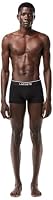 Lacoste Men's 3 Pack Casual Trunks, Black/Pitch/Silver, X-Large