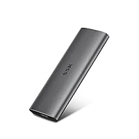 SSK 1TB Portable External SSD,USB3.1 Gen2（6Gbps） Ultra Speed External Solid State Drive USB-C Mini External SSD with 550MB/s Data Transfer for Laptop,Typc C Phones and More