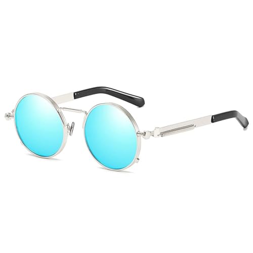 Lunettes de soleil anti éblouissement verres ronds couleur bonbon pour conduite sereine