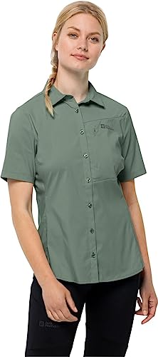 Jack Wolfskin Damen HEIDETAL Funktionsbluse grün M