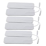 UTHCLO 6stücke Selbsthaftende Physiotherapie-pads Aus Vliesstoff Wiederverwendbare Massage-patches Mit Guter Leitfähigkeit Für Effektive Muskelentspannung Und Schmerzlinderung