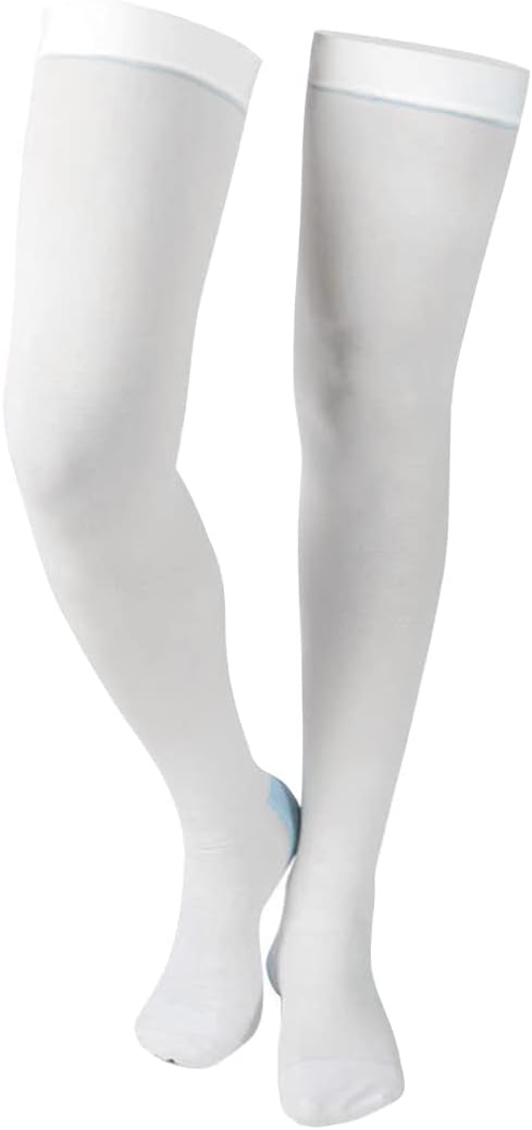 DAISHA Size S to 7XL Anti Thrombotic Anti Varicose Vein Socks,Gradient pressure grading Diabetic Edema Socks.Sport Long Socks.