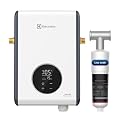 Electrolux 14kW Tankless Water Heater Electric with WiFi & Scale Inhibitor, 240V Instant On Demand Hot Water Heater, Max 3.4 GPM, 1-2 Point of Use, Stable Temp, Indoor Installation