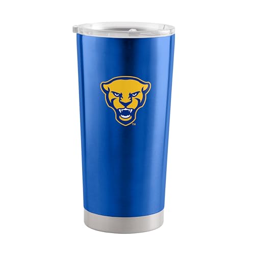 Image of Logo Brands 20 oz Powder Coat Tumbler- Insulated Tumbler with Lid for Water, Iced Tea or Coffee, Smoothie and More