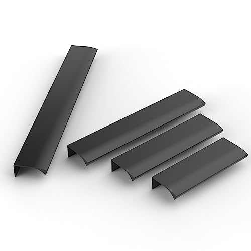 FURNIWARE Pack of 10 Cabinet Handles, Hidden Modern Furniture Handles, Hole Spacing 160 mm, Aluminium Furniture Handles - Image 3