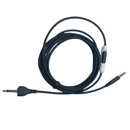 Oxxggkao Câble d'extension de casque audio de qualité supérieure de 3,5 mm avec réglage du volume pour écouteurs AW920H Claritys Sound