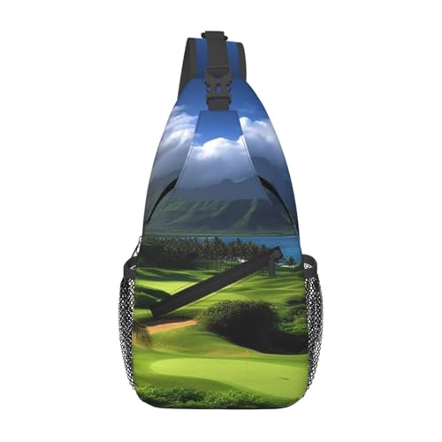 Bolso pequeño tipo sling para senderismo y viaje miniatura 2