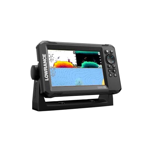 Lowrance Eagle 7 SplitShot HD Fish Finder with C-MAP US Inland Charts