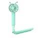 FANGZI Ventola portatileVentosa da Collo Ventola USB Ricaricabile 3 velocità Flessibile Raffreddatore d'Aria per Passeggino Seggiolino Auto Scrivania Campeggio Cellulare,verde