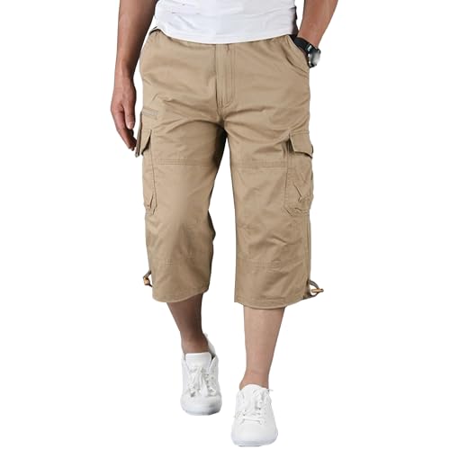 Pantalon court d'été homme ample anti-transpiration pour éviter les tissus serrés