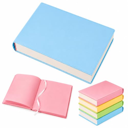 Carnet A5 couverture rigide de 720 pages en cuir PU pour notes et bureau