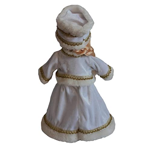 Muñeca de porcelana victoriana Menolana 30 cm miniatura 4