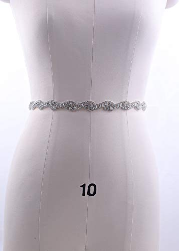 Bridal Belt Wedding Sash Belt with Crystal Rhinestones for Wedding Dress Bride Bridesmaid Gown4