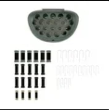 Botanicals™ Hair Setter, Ceramic, Ionic Conditioning, with 20 Rollers, Green