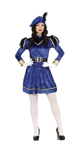 Disfraz de Paje Real Azul para Mujer