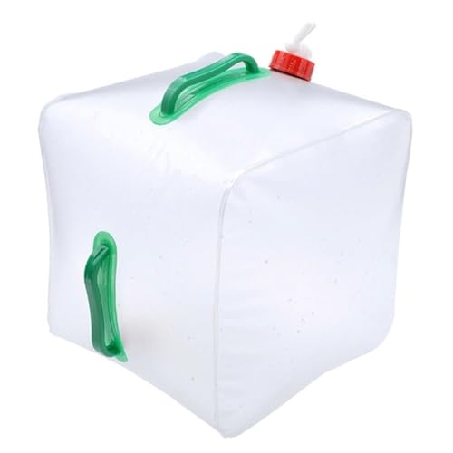 Xinhuju Jarra de almacenamiento de agua, recipiente reutilizable de 20 litros, hervidor de agua transparente para camping, senderismo, excursionismo, picnic,
