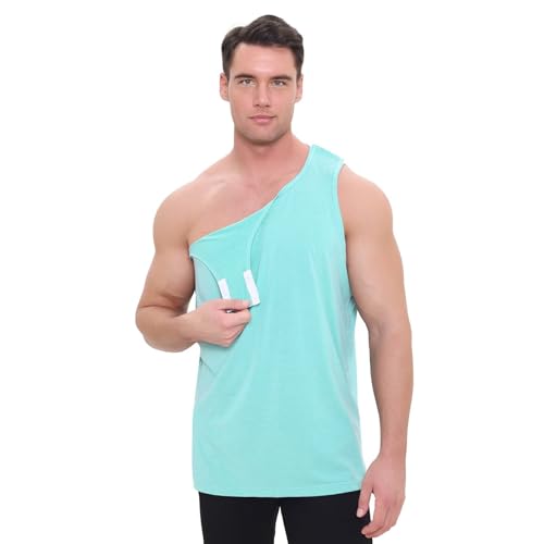 Camiseta de hombro postoperatoria hombre para aliviar dolor al vestirse