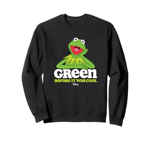 Sweatshirt The Muppets Disney vert en coton pour homme et femme