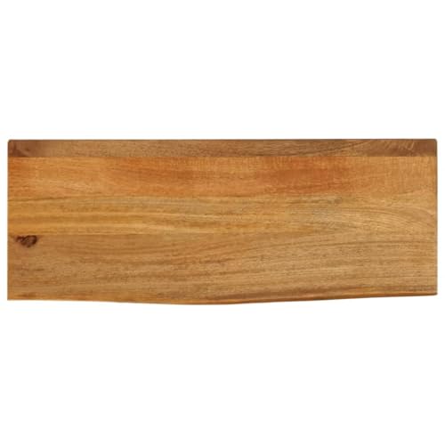 BOWEKAM Home & Garden-Table Top Live Edge 70x20x3.8 cm Solid