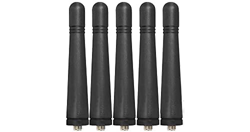 Amasu 5Pack KRA-23 UHF Stubby Antenna 3.2inch Compatible with TK3170 TK3180 TK5310 TK5320 TK3300 TK3302 TK3303 TK3312 Radio