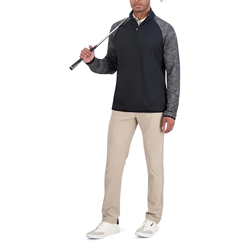 Ben Sherman Men's Quarter Zip Pullover Sweater – Lightweight, Casual, Work, Golf & Everyday Wear4