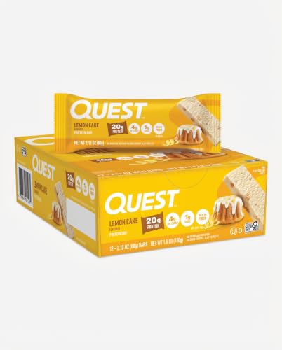 Quest Bar, Lemon Cake, 12/box – vue 9