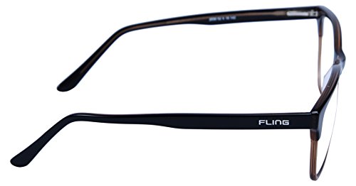 Image of Fling Rimmed Square Men's Spectacle Frame - (2030 F8|52 mm)